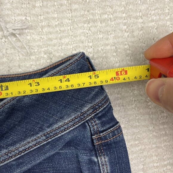 American Eagle Kick Boot Jeans Women’s Size 10 Long Super Stretch Cowboy Flare - Picture 7 of 12